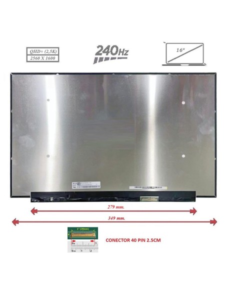 Pantalla compatible para portátil LED 16