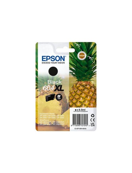 Tinta Original Epson 604 XL Negro  XP-2200 / WF-2910DWF
