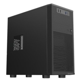 ÷ Caja micro atx unykach aero c15 uk52015 frontal rejilla disipador max 150mm gpu max 295mm negro