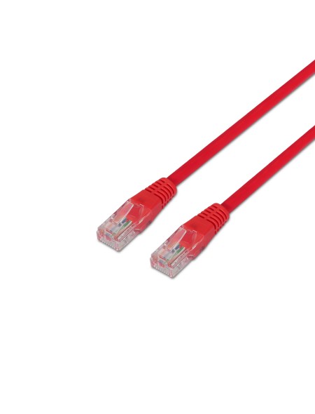 ÷ Aisens - cable de red latiguillo rj45 cat.6 utp awg24, rojo, 1.0m