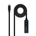 Cable USB amplificador activo USB 3.2 Gen.1  M/H / 5 metros / Nanocable  10.01.1311