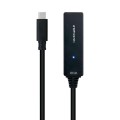Cable USB amplificador activo USB 3.2 Gen.1  M/H / 5 metros / Nanocable  10.01.1311