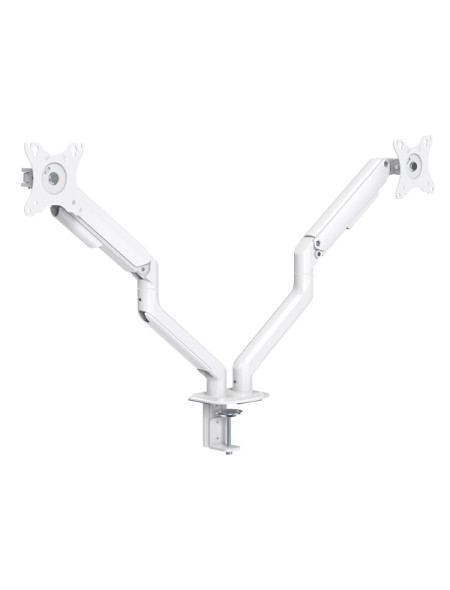 ÷ Soporte de mesa tooq db4132tnr-w para 2 pantallas 17-32