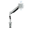 ÷ Soporte de mesa tooq bd3032tnr-s para 1 pantalla gira incli 1 brazo 13-32 vesa 75x75 y 100x100 plata