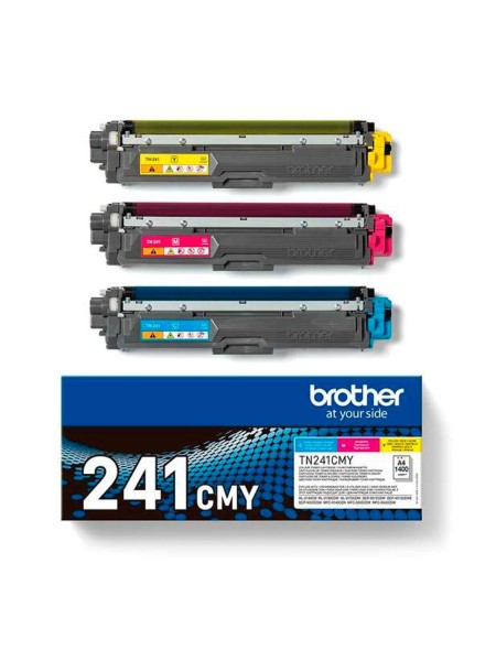 Toner Original Brother TN241 Pack ( Cian - Magenta - Amarillo )
