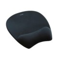 ÷ Alfombrilla tooq tqmp1002-b ergonomica superficie de tejido color negro