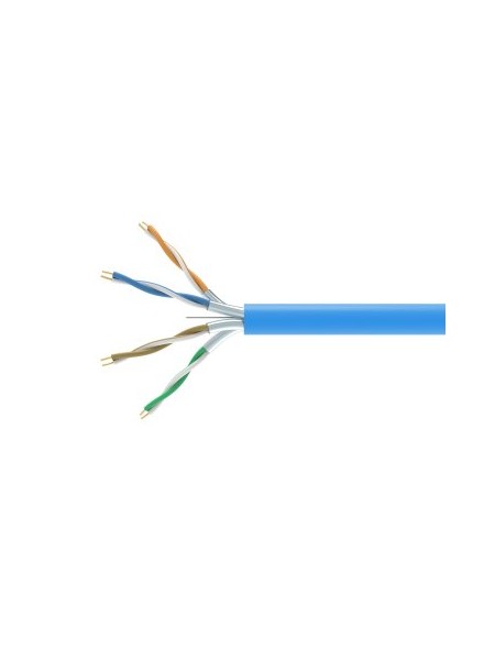 ÷ Bobina equip categoria 6a u/ftp 305m eca pvc color azul