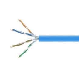 ÷ Bobina equip categoria 6a u/ftp 305m eca pvc color azul