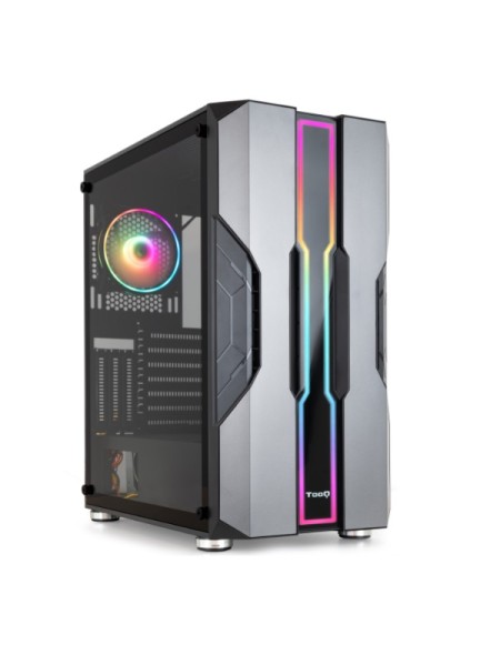 ÷ Caja atx semitorre gaming tooq tqgcc103-b 