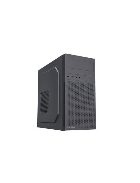 ÷ Caja micro atx coolbox m680 coo-pcm680-0 frontal rejilla disipador max 140mm gpu max negro