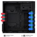 ÷ Caja micro atx coolbox m680 coo-pcm680-0 frontal rejilla disipador max 140mm gpu max negro