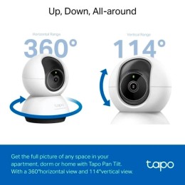 Camara videovigilancia Wifi Tapo TC72 / 2K QHD 2560x1440 Pixeles / Vision nocturna / Alarma luz y sonido /