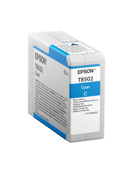 ÷ Tinta original epson t8502 cian c13t850200 80ml