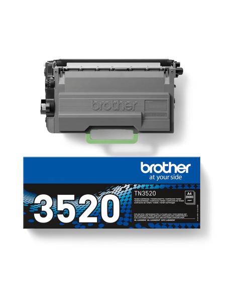 ÷ Tóner original brother tn-3520 negro 20.00 páginas