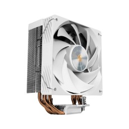 Ventilador CPU con disipador Mars Gaming MCPUX4 Blanco / 4 heatpipes cobre HCT / Fan 120mm / TDP 230W