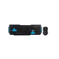 Combo Teclado + Raton Inalámbrico DRILE2 / 3Go / Negro / Multimedia / COMBODRILEW2 / Caja rota