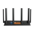 ÷ Router wifi 7 tp-link archer be400 be6500 1x2.5g-wan 1x2.5g-lan 3x1g-lan 1xusb3.0 mlo 6xantenas
