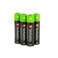 Pilas Recargables Verbatim AAA HR03 / 950mAh NiMh / 1.2V / LR03 / Pack 4 uds