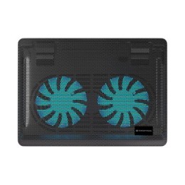 ÷ Base de refrigeracion para portatiles conceptronic 2 ventiladores 125mm hasta 15.6