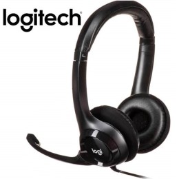 ÷ Headset logitech h390 microfono con supresion de ruido usb p/n:981-000406