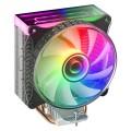 ÷ Ventilador con disipador de cpu mars gaming mcpu-vr black dise?o doble espejo infinito 4 headpipes t