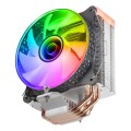 ÷ Ventilador con disipador de cpu mars gaming mcpu-vr black dise?o doble espejo infinito 4 headpipes t