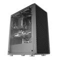 ÷ Caja atx semitorre gaming mars gaming mc-3000 black frontal metal mesh lateral de cristal templado s