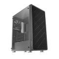 ÷ Caja atx semitorre gaming mars gaming mc-3000 black frontal metal mesh lateral de cristal templado s
