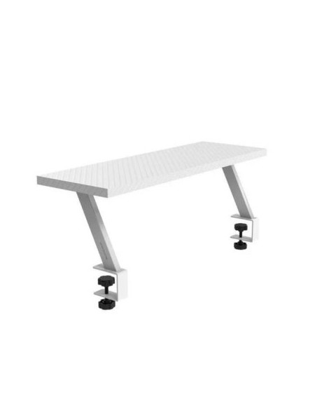 ÷ Stand de sobremesa para monitor mars gaming mgds eleva 17cm fibra de carbono 60x20cm blanco