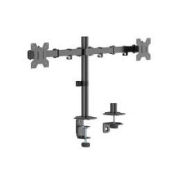 ÷ Soporte de mesa equip 650176 articulado para 2 pantallas de 17