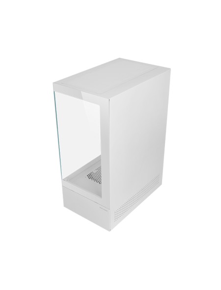 ÷ Caja atx semitorre gaming mars gaming mcxo doble cristal templado argb gpu 328mm 1x3.5 3x2.5 blanco