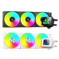 ÷ Sistema de refrigeracion liquida mars gaming mlvision360 negro 3x120mm argb tpd 500w pantalla lcd