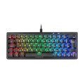 ÷ Teclado mars gaming compacto mkminiprobes hot-swap mecanico switch azul rgb chroma negro