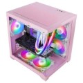 ÷ Caja microatx cube mars gaming mc-view2p rosa cristal continuo gpu 330mm 1x3.5 3x2.5 