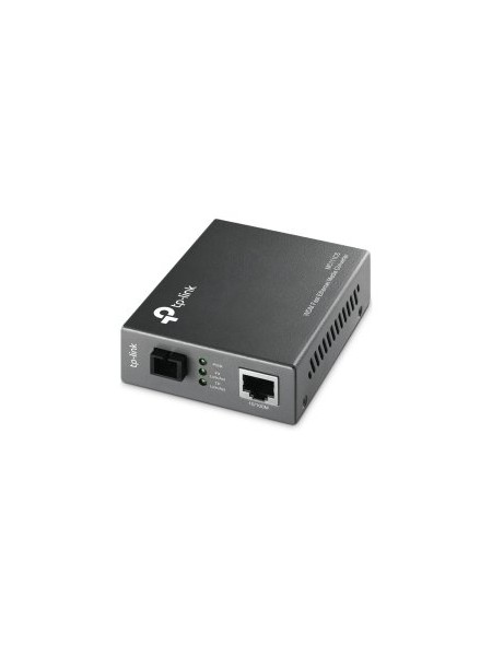 ÷ Convertidor fibra tp-link mc111cs rj45 eth a fibra monomodo sc 100mb fullduplex hasta 20km