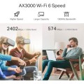 ÷ Range extender wifi 6 dualband tp-link re780x ax3000 574mb en 2,4ghz y 2402mb en 5ghz 1xrj45 gb easy