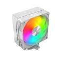 ÷ Ventilador con disipador de cpu mars gaming mcpux5argbw  blanco argb pwm si 120mm tdp 280w 