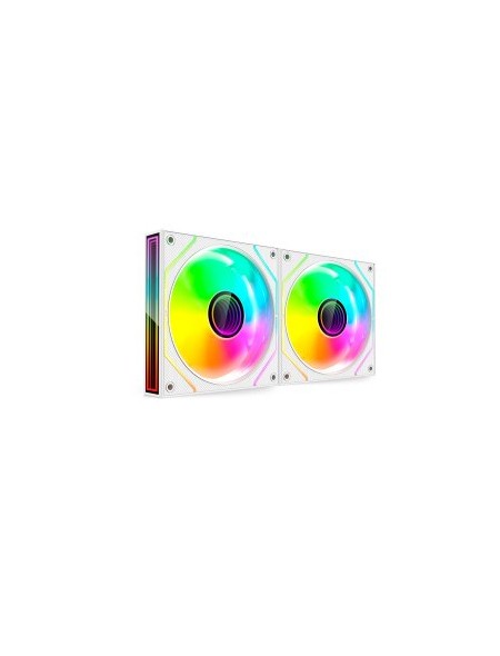 ÷ Kit 2xventilador interno argb mars gaming mf3dprox2 blanco 120mm argb 360? pwm