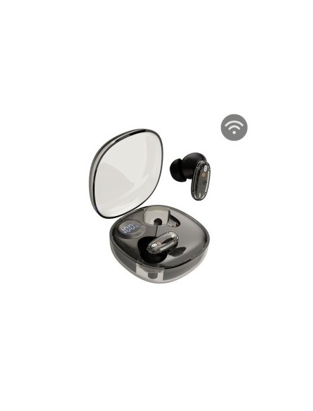 ÷ Auricular intrauditivo bluetooth mars gaming mhib2  bt5.1 tws estuche 24h bat. negro