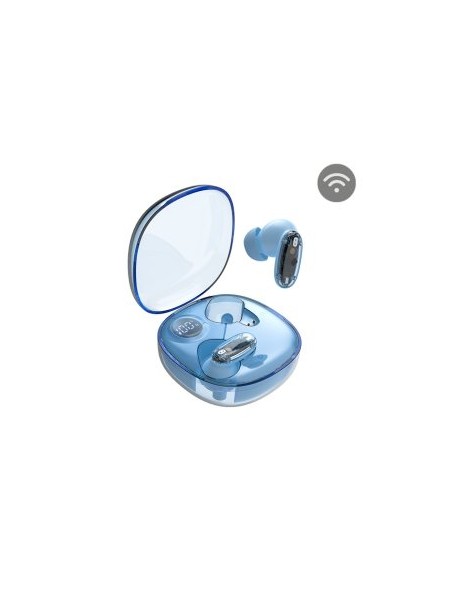 ÷ Auricular intrauditivo bluetooth mars gaming mhib2  bt5.1 tws estuche 24h bat. azul