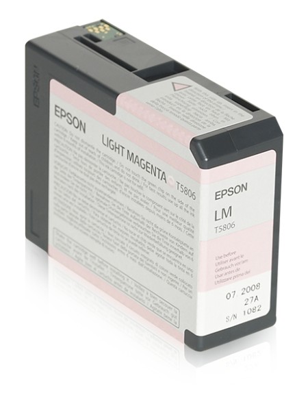 ÷ Tinta original epson t580600 magenta claro c13t580600 80ml