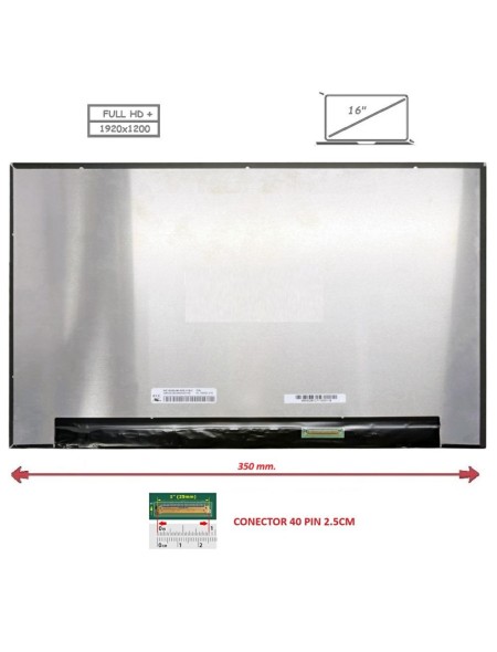 Pantalla compatible para portátil LED 16
