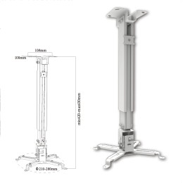 ÷ Soporte de proyector approx inclinable con regulador telescopico de altura vesa maximo 200x200 hasta