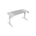 ÷ Mesa mars gaming mgd ergo 140 regulable en altura tablero blanco 140x60 chasis de acero alf. xxl