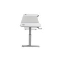 ÷ Mesa mars gaming mgd ergo 140 regulable en altura tablero blanco 140x60 chasis de acero alf. xxl