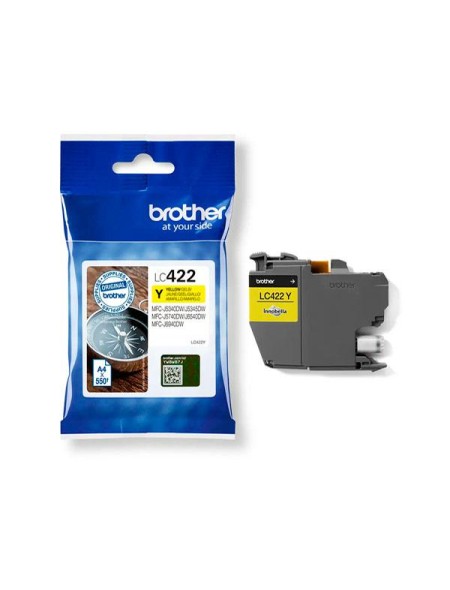 Tinta Original Brother LC422 Amarillo