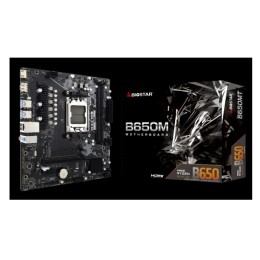 ÷ Pb biostar b650mt m-atx skt am5 displayport hdmi 2xddr5 5200mhz glan usb3.2 usb type-c m.2x4