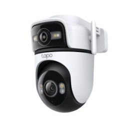 ÷ Camara exterior ip tp-link tapo c545d doble lente 2x 2k 3mp pan tilt wi-fi audio bidireccional visio