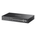 ÷ Switch semigestionable tp-link omada es220gp gigabit 16xpoe+ 2xrj45 2xsfp 150w fanless rack