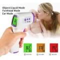 ÷ Termometro digital infrarrojos aiqura ad-801 sin contacto medicion de frente y superficies pantalla 